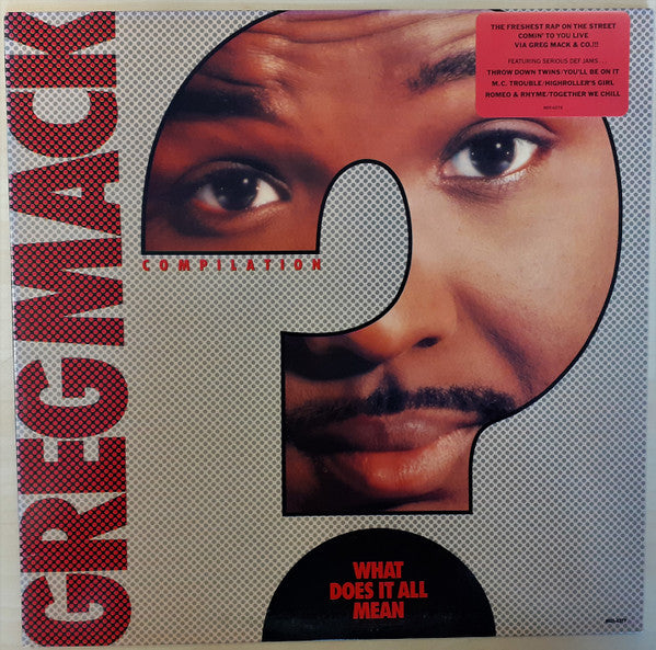 Various - Greg Mack Compilation - What Does It All Mean? (Vinyl, LP, Compilation) Very Good (VG) / Very Good Plus (VG+)