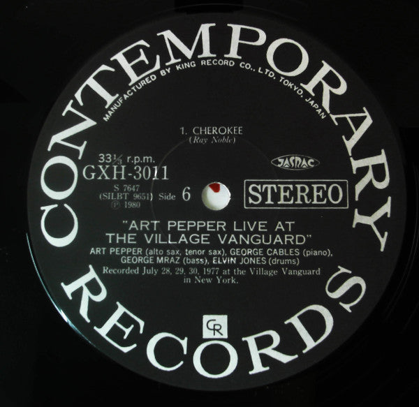 Art Pepper - Live At The Village Vanguard (Vinyl, Box Set, LP, Albu...