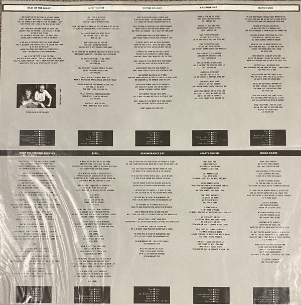 Bryan Adams - Into The Fire (Vinyl, LP, Stereo) Very Good Plus (VG+) / Very Good Plus (VG+)