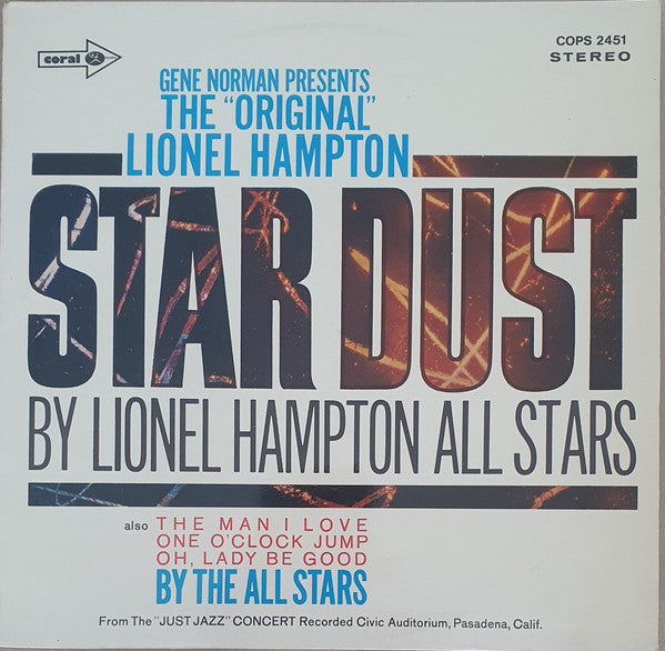 Lionel Hampton - The "Just Jazz" Concert (Vinyl, LP, Album, Mono) Very Good Plus (VG+) / Very Good (VG)