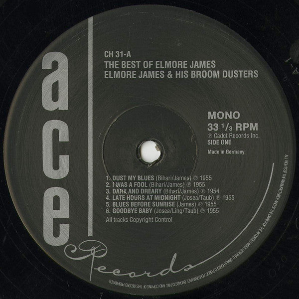 Elmore James - The Best Of Elmore James (Vinyl, LP, Album, Compilation, Mono) Good Plus (G+) / Very Good (VG)