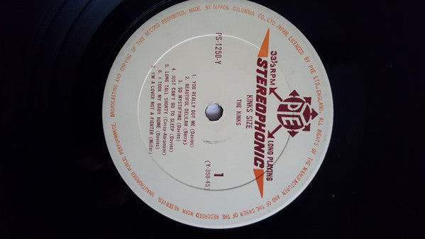 The Kinks - Kinks Size (Vinyl, LP, Album, Stereo) Very Good Plus (VG+) / Very Good (VG)