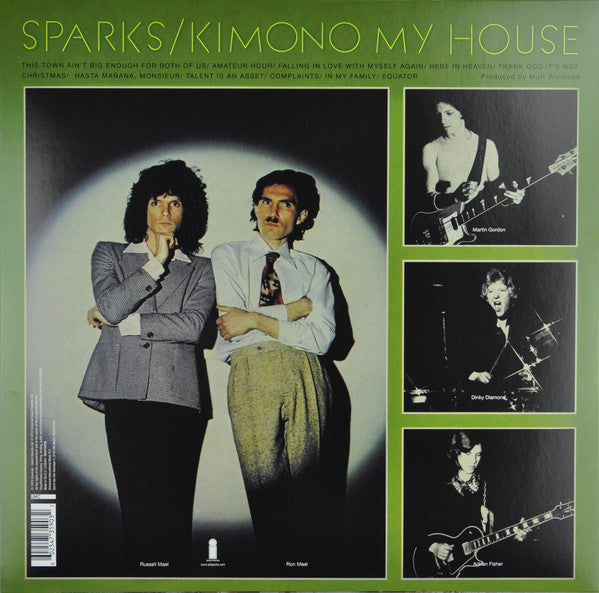 Sparks - Kimono My House (Vinyl, LP, Album, Reissue, Remastered, Repress) Very Good Plus (VG+) / Near Mint (NM or M-)