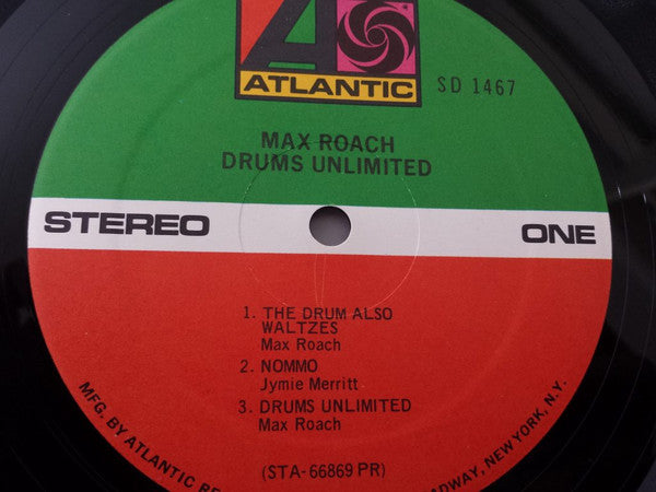 Max Roach - Drums Unlimited (Vinyl, LP) Very Good (VG) / Very Good (VG)