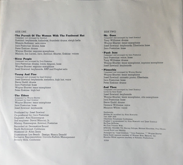 Weather Report - Mr. Gone (Vinyl, LP, Album, Stereo) Very Good (VG) / Very Good (VG)