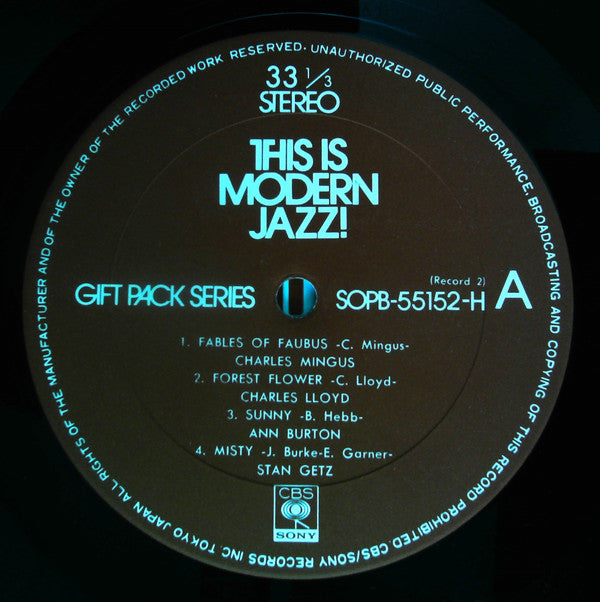 Various - This Is Modern Jazz! (2xVinyl, Box Set, LP, Compilation) Very Good (VG) / Good Plus (G+)