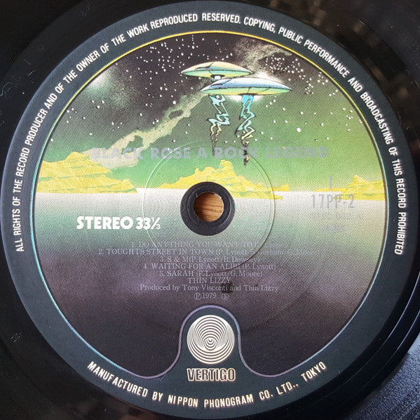 Thin Lizzy - Black Rose (A Rock Legend) (Vinyl, LP, Album, Reissue)