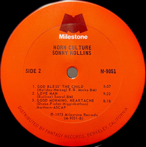 Sonny Rollins - Horn Culture (Vinyl, LP, Album)
