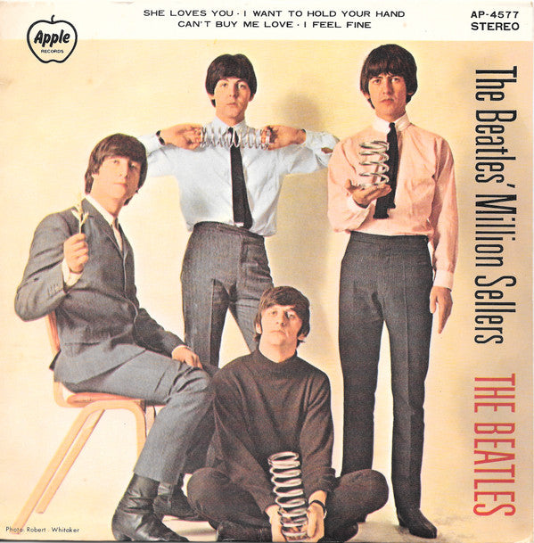 The Beatles - The Beatles' Million Sellers (Vinyl, 7", 33 ⅓ RPM, EP, Reissue, Stereo) Good Plus (G+) / Very Good (VG)