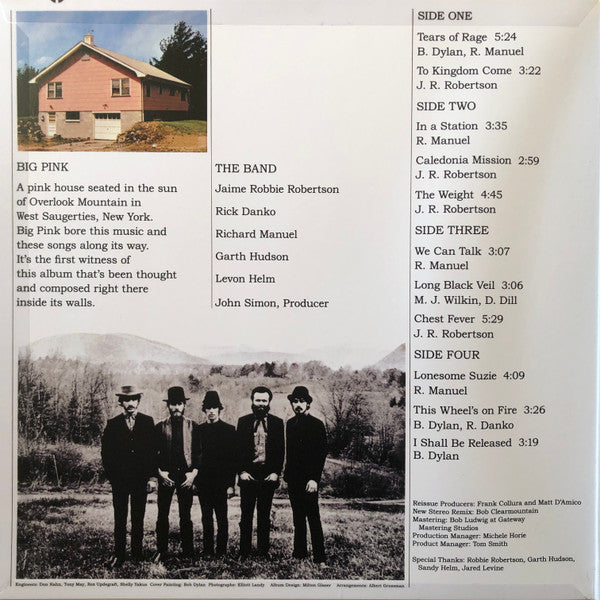 The Band - Music From Big Pink (2xVinyl, LP, 45 RPM, Album, Remastered, Stereo) Very Good Plus (VG+) / Very Good Plus (VG+)