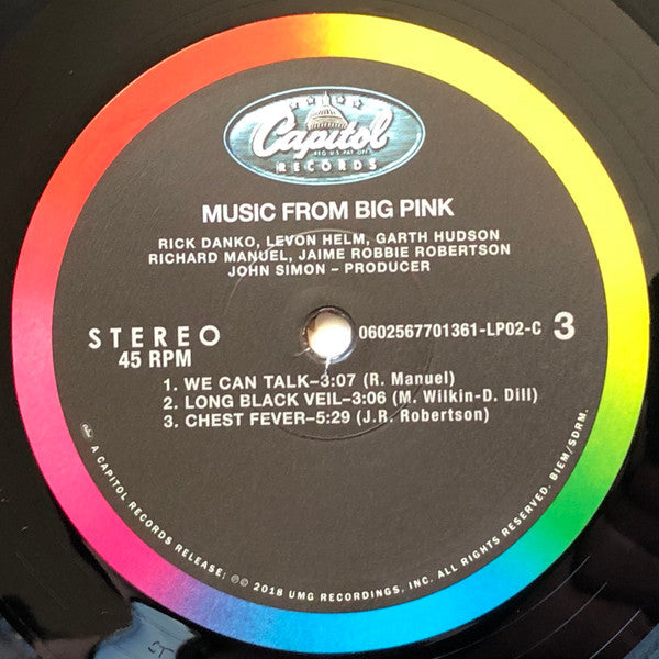 The Band - Music From Big Pink (2xVinyl, LP, 45 RPM, Album, Remastered, Stereo) Very Good Plus (VG+) / Very Good Plus (VG+)