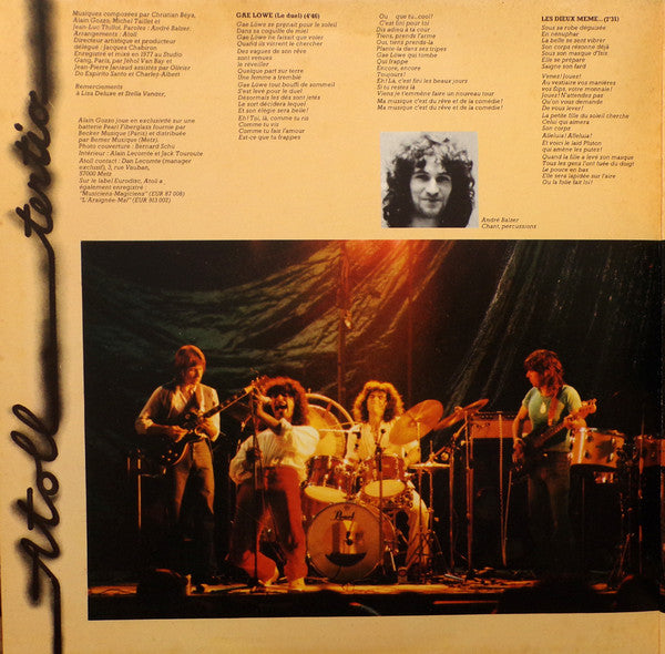 Atoll - Tertio (Vinyl, LP, Album) Very Good (VG) / Good Plus (G+)