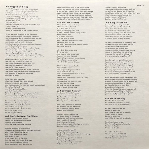 Johnny Cash - Ragged Old Flag (Vinyl, LP, Album) Very Good Plus (VG+) / Very Good (VG)