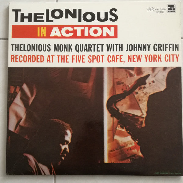 The Thelonious Monk Quartet - Thelonious In Action (Vinyl, LP, Album, Reissue) Very Good Plus (VG+) / Very Good Plus (VG+)
