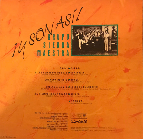 Sierra Maestra - ¡ Y Son Así! (Vinyl, LP, Album) Very Good Plus (VG+) / Very Good Plus (VG+)