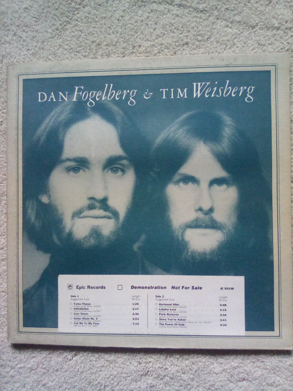 Dan Fogelberg - Twin Sons Of Different Mothers (Vinyl, LP, Album, Promo, Stereo) Good Plus (G+) / Good Plus (G+)