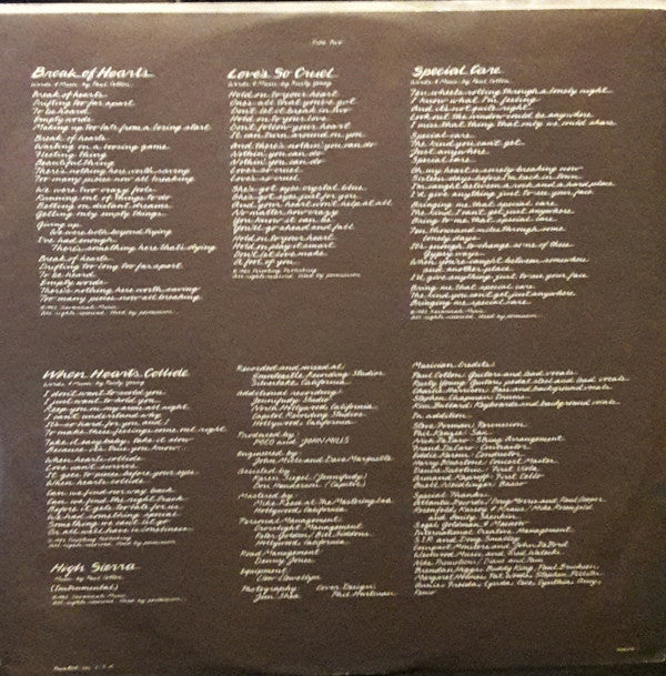 Poco (3) - Ghost Town (Vinyl, LP, Album, Stereo) Very Good (VG) / Very Good (VG)