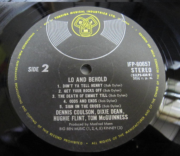 McGuinness Flint - Lo & Behold (Vinyl, LP, Album) Very Good Plus (VG+) / Good (G)