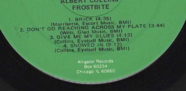 Albert Collins - Frostbite (Vinyl, LP, Album, Stereo) Good Plus (G+) / Very Good (VG)