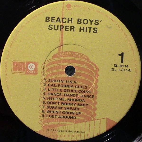 The Beach Boys - Beach Boys' Super Hits (Vinyl, LP, Compilation) Very Good Plus (VG+) / Very Good Plus (VG+)