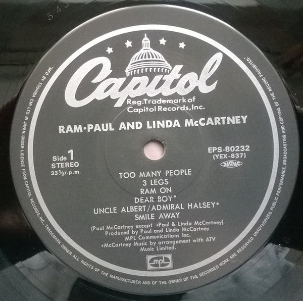 Paul & Linda McCartney - Ram = ラム (Vinyl, LP, Album, Reissue)