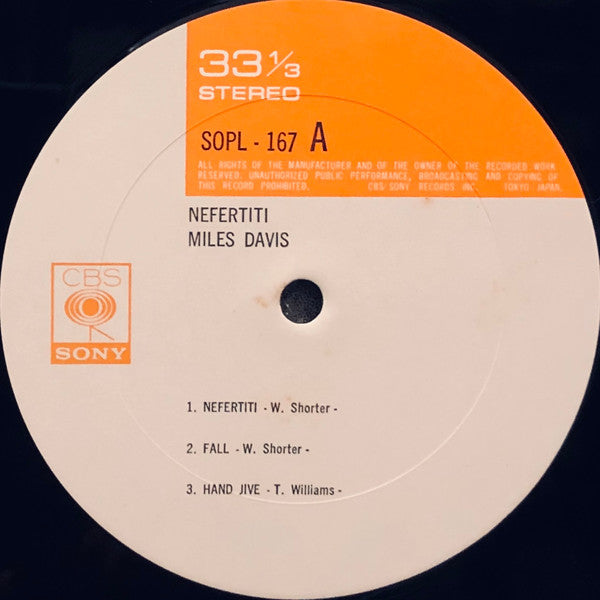 Miles Davis - Nefertiti (Vinyl, LP, Album, Reissue, Stereo) Very Good (VG) / Very Good (VG)