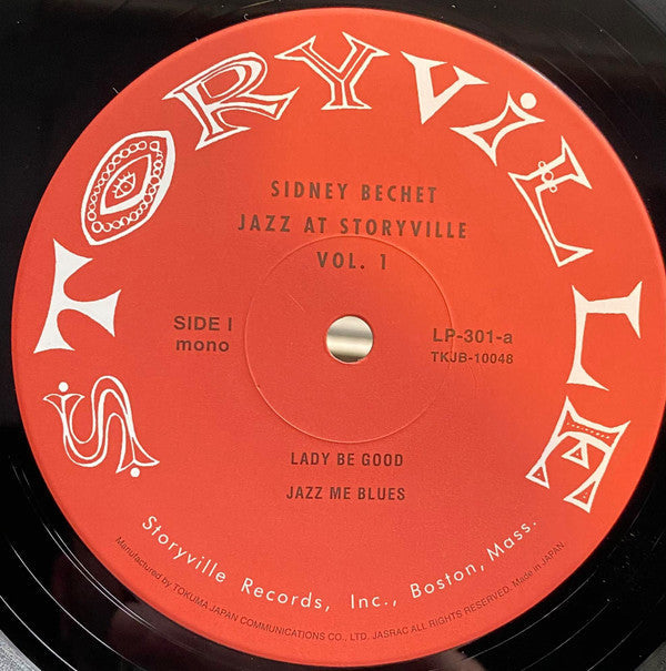 Sidney Bechet - George Wein Presents Jazz At Storyville Vol.1 (Vinyl, LP, 10", Reissue) Very Good Plus (VG+) / Very Good Plus (VG+)