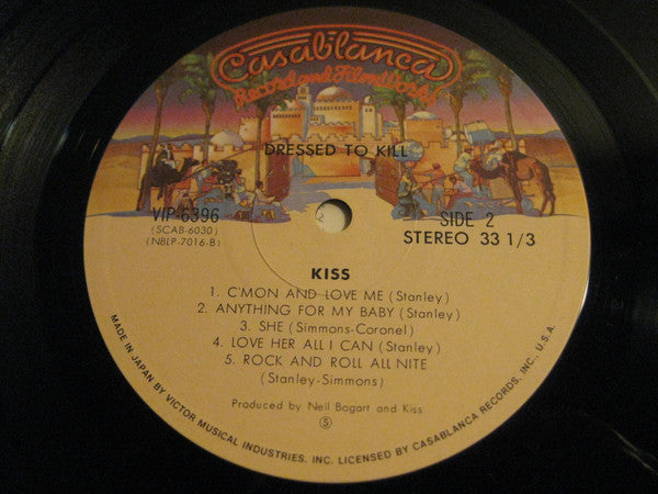 Kiss - Dressed To Kill (Vinyl, LP, Album, Reissue) Very Good (VG) / Very Good (VG)
