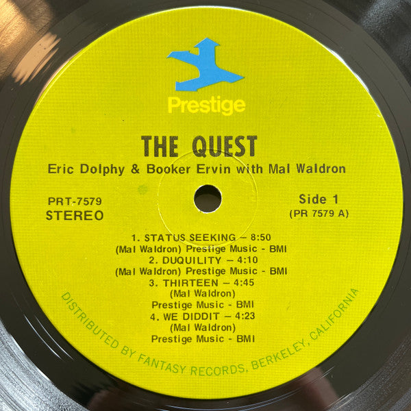 Eric Dolphy - The Quest (Vinyl, LP, Album, Reissue) Very Good (VG) / Very Good Plus (VG+)