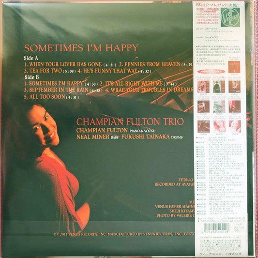 Champian Fulton - Sometimes I'm Happy (Vinyl, LP, Album, Reissue) Near Mint (NM or M-) / Near Mint (NM or M-)
