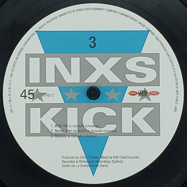INXS - Kick (2xVinyl, LP, 45 RPM, Album, Reissue, Remastered, Stereo) Near Mint (NM or M-) / Near Mint (NM or M-)