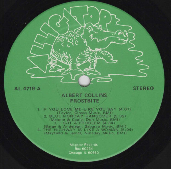 Albert Collins - Frostbite (Vinyl, LP, Album, Stereo) Good Plus (G+) / Very Good (VG)