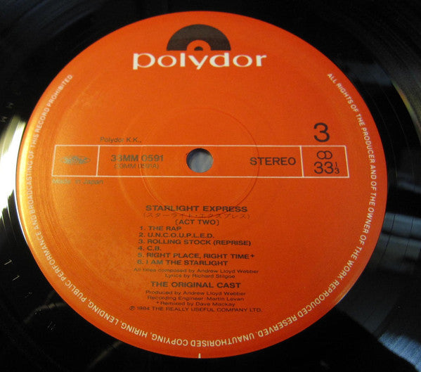 Andrew Lloyd Webber - Starlight Express (2xVinyl, LP, Album, Stereo) Very Good Plus (VG+) / Very Good Plus (VG+)