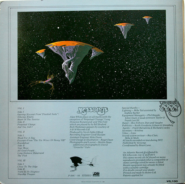 Yes - Yessongs (Vinyl, LP, Album)