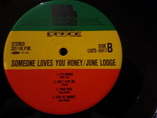 June Lodge - Someone Loves You Honey (Vinyl, LP, Album) Very Good Plus (VG+) / Good Plus (G+)