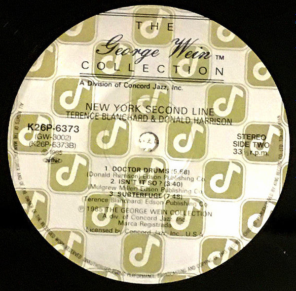 Terence Blanchard - New York Second Line (Vinyl, LP, Album) Very Good Plus (VG+) / Very Good (VG)