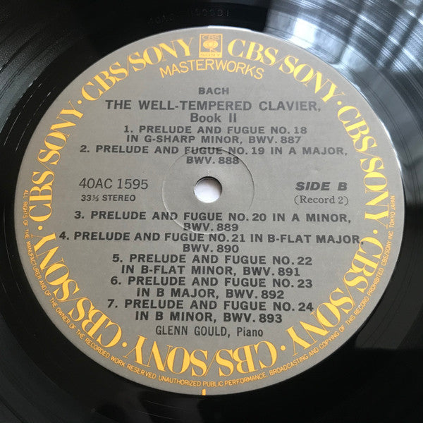 Johann Sebastian Bach - The Well-Tempered Clavier, Book 2 Preludes ...