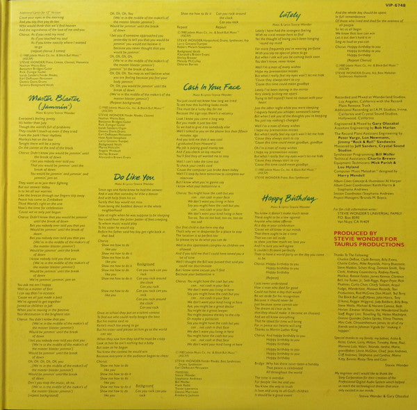 Stevie Wonder - Hotter Than July = ホッター・ザン・ジュライ (Vinyl, LP, Album, ...