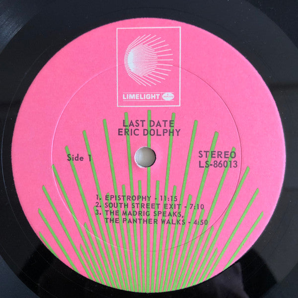 Eric Dolphy - Last Date (Vinyl, LP, Album, Reissue, Stereo)