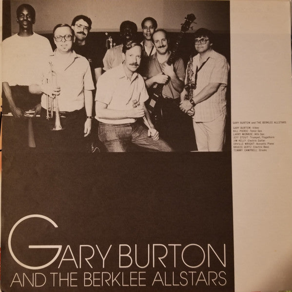 Gary Burton - Gary Burton And The Berklee All-Stars (Vinyl, LP, Album) Very Good Plus (VG+) / Very Good Plus (VG+)