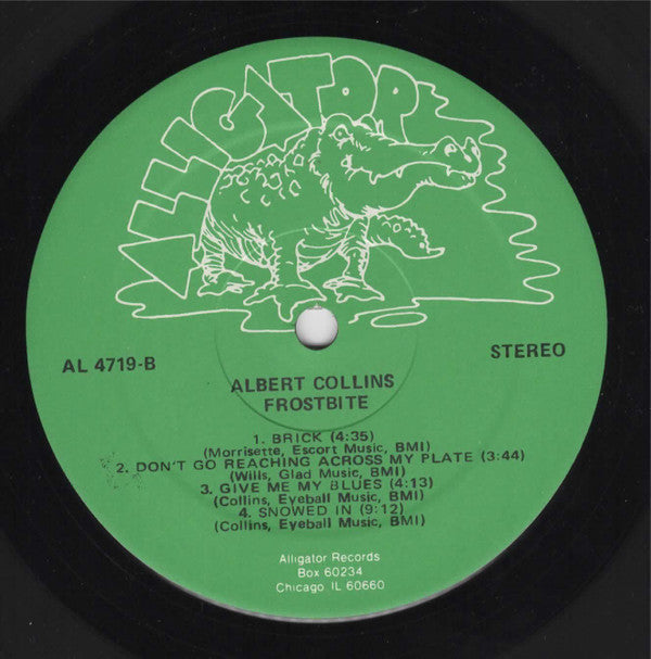 Albert Collins - Frostbite (Vinyl, LP, Album, Stereo) Good Plus (G+) / Very Good (VG)