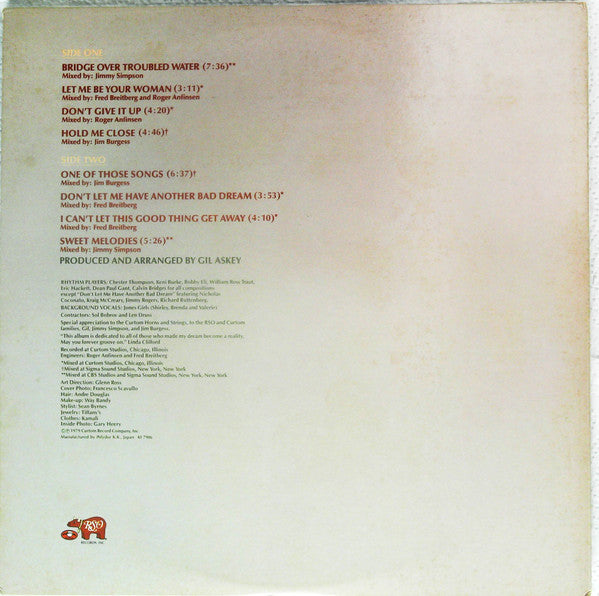 Linda Clifford - Let Me Be Your Woman (Vinyl, LP, Promo, Stereo) Very Good Plus (VG+) / Very Good (VG)