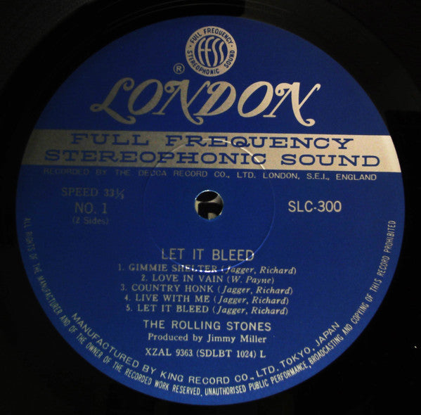 The Rolling Stones - Let It Bleed (Vinyl, LP, Album) Very Good Plus (VG+) / Very Good Plus (VG+)