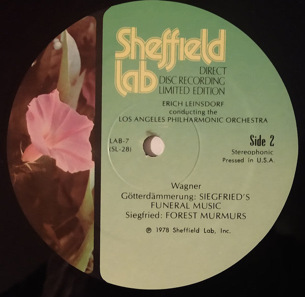 Richard Wagner - Die Walküre: Ride Of The Valkyries / Tristan Und Isolde: Prelude To Act I / Götterdämmerung: Siegfried’s Funeral Music / Siegfried: Forest Murmurs (Vinyl, LP, Limited Edition, Repress, Stereo) Very Good (VG) / Very Good (VG)