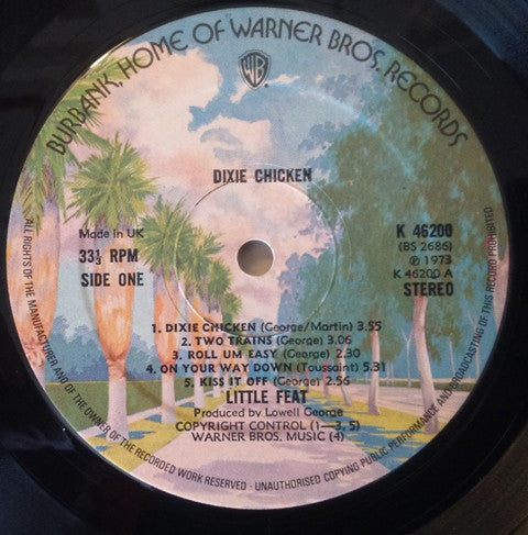 Little Feat - Dixie Chicken (Vinyl, LP, Album, Reissue) Very Good Plus (VG+) / Very Good (VG)