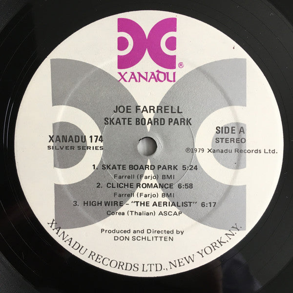 Joe Farrell - Skate Board Park (Vinyl, LP, Album) Very Good Plus (VG+) / Very Good (VG)