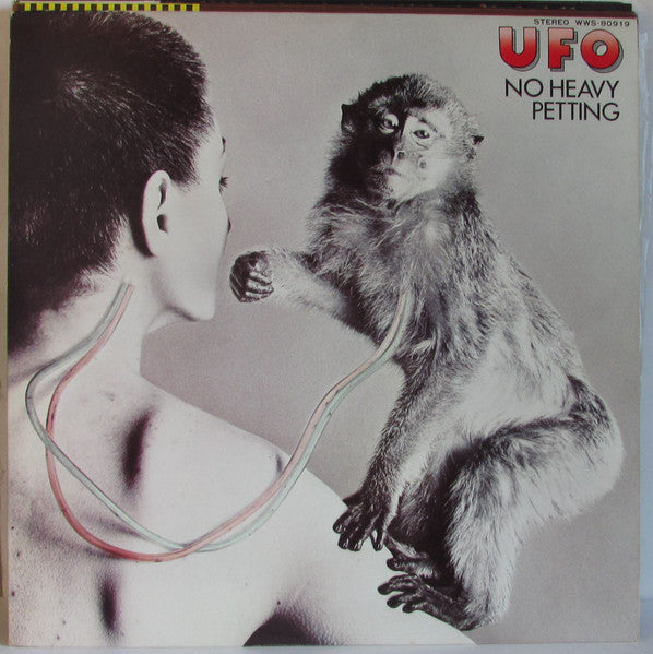 UFO (5) - No Heavy Petting (Vinyl, LP, Album, Reissue, Repress) Very Good Plus (VG+) / Good Plus (G+)