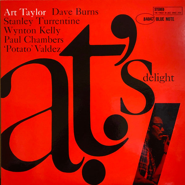 Art Taylor - A.T.'s Delight (Vinyl, LP, Album, Limited Edition, Reissue, Stereo) Near Mint (NM or M-) / Very Good Plus (VG+)