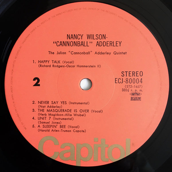Nancy Wilson - Nancy Wilson / Cannonball Adderley (Vinyl, LP, Album...