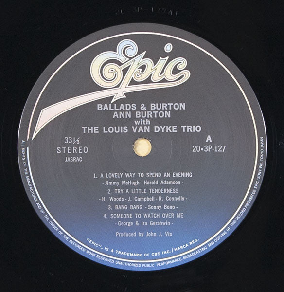 Ann Burton - Ballads & Burton (Vinyl, LP, Album, Reissue)
